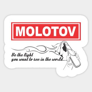 Molotov Cocktail - Anarchy - Anarchist Sticker